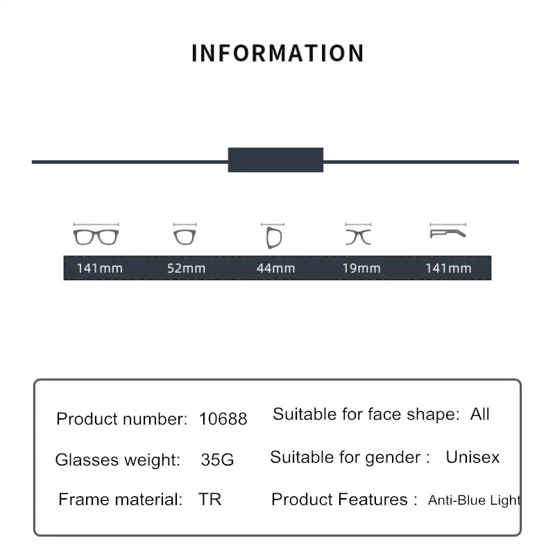 Очки для близорукости мужчин и женщин модные компьютерные оптические аксессуары