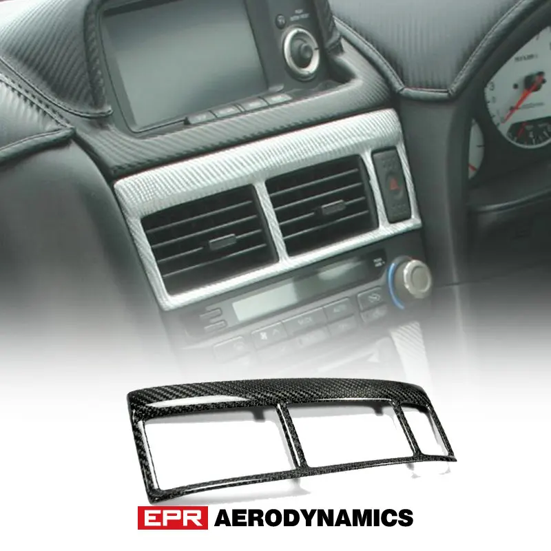 Стайлинг автомобиля для Nissan R34 GTR из углеродного волокна Air Con Surround Stick на тип (RHD) |