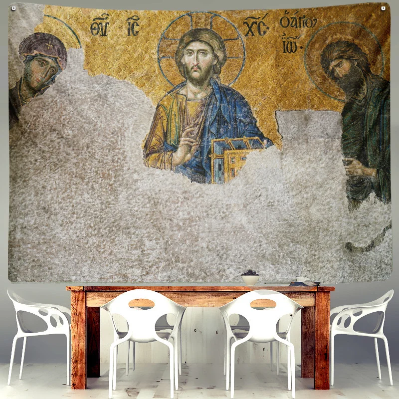 

Mandala Wall Hanging Angel Tapestry Home Decoration Wall Blanket Living Room Bedroom TV Background Bohemian Angel Wings Hippie