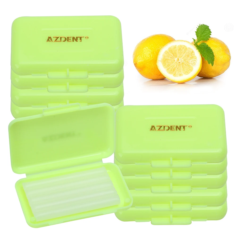 AZDENT 10 Box/Lot Kieferorthopädie-Ortho-Wachs, 6 Geschmacksrichtungen, optional für Zahnspangen, Zahnfleischreizungen, Logo und kein Logo, zufälliger Versand – Detail 11