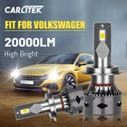Светодиодная фара Carlitek 9006 H7 H11 6000 лм 9005 K Canbus без ошибок H8 H9 HB3 HB4 для VW BMW Audi Porsche Lamborghini Skoda