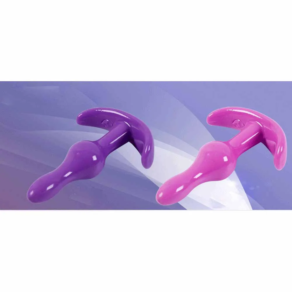 Анальная пробка 2 Lianzhu анкерный тип Вибрирующая силиконовая новая L1023| |