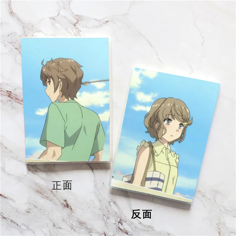 Rascal Does Not Dream of Bunny Girl Senpai Cosplay Notebook Cartoon Note Book Japanese Anime School Student Diary | Тематическая
