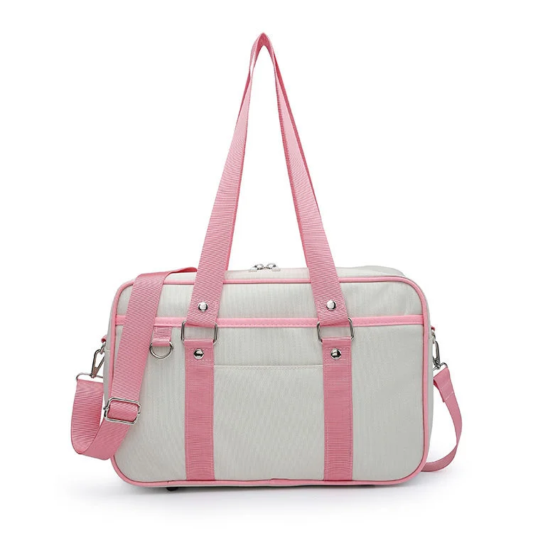 

Cherry sauce JK uniform bag student schoolbag portable One Shoulder Messenger Bag