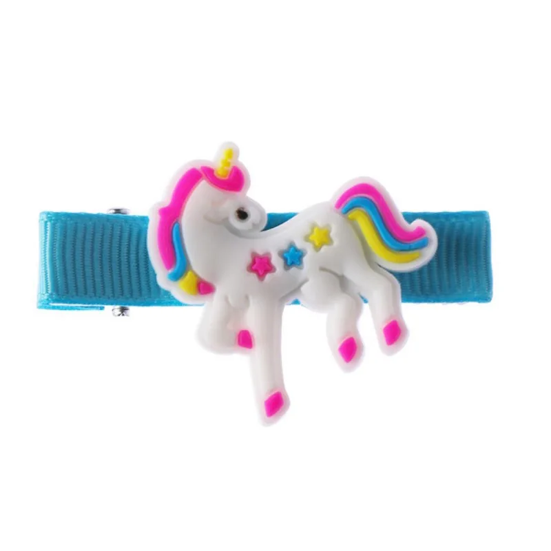 4 шт. заколки для волос с единорогом детей детская заколка краб аксессуары