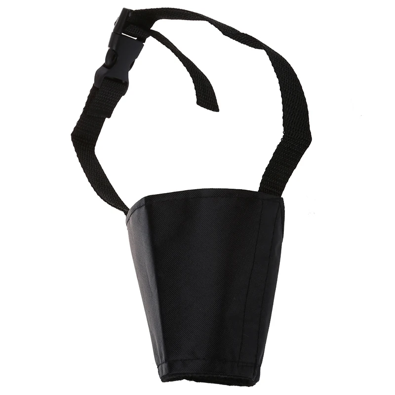 Намордник регулируемый нейлоновый черный для дрессировки собак 8 см размер 3 | Дом