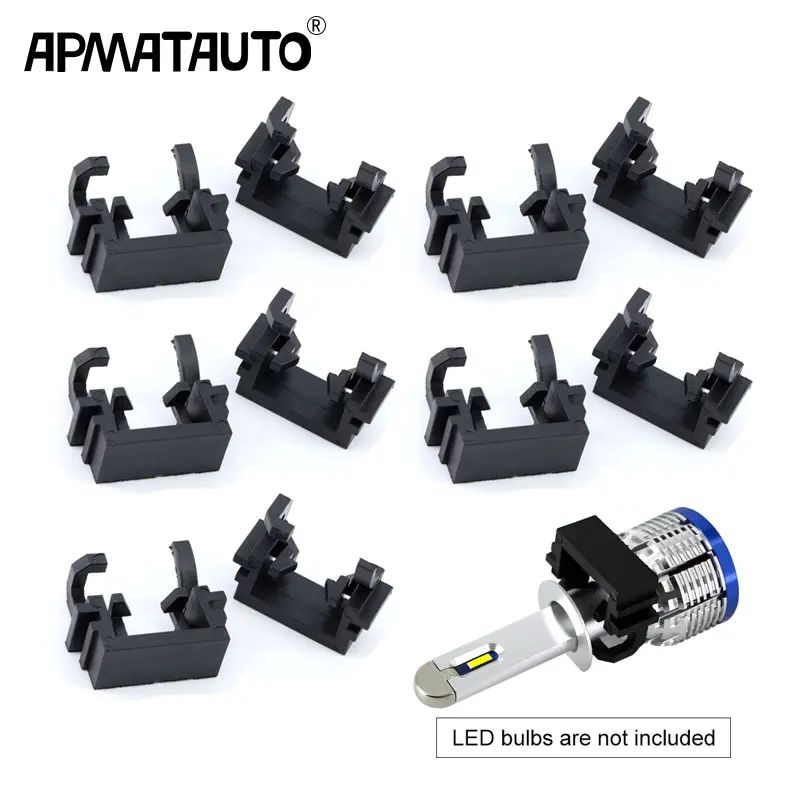 10 шт. H1 светодиодный фар лампа преобразования основание держателя переходника