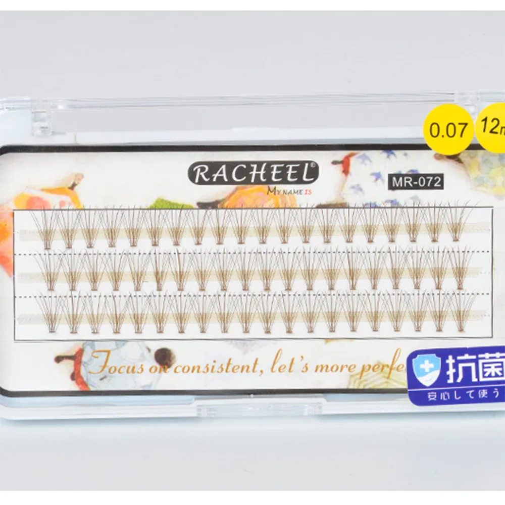 Self Grafted Eyelashes Caramel Bloom 10 Ermine Open Crimson Color False Super Soft Natural | Красота и здоровье