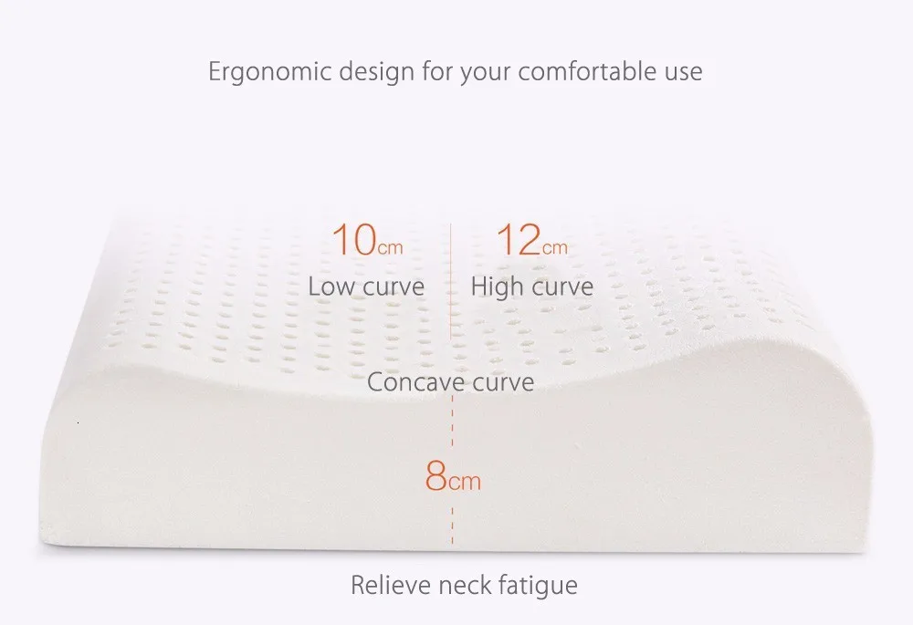 Xiaomi youpin 8h Подушка 8H натуральная латексная массажная подушка Z2 здоровый сон латексный материал защиты окружающей среды