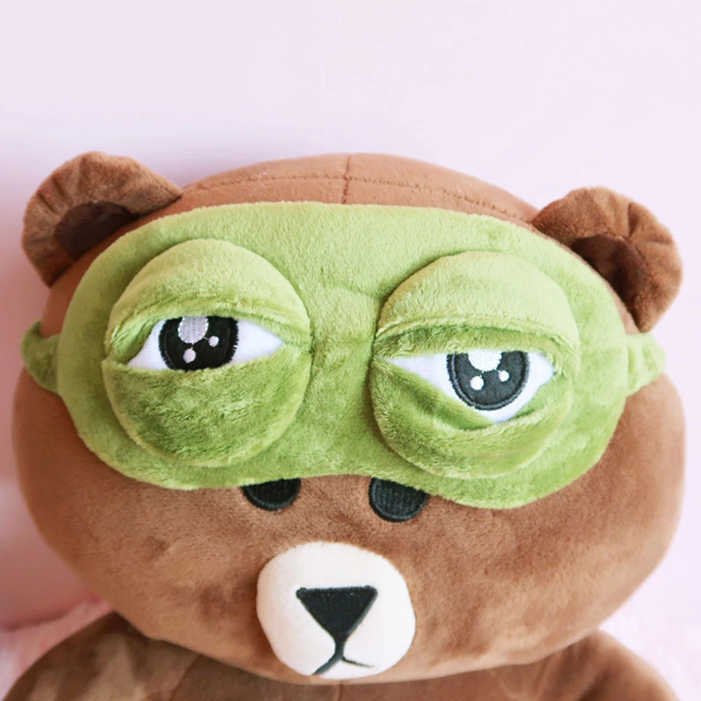 Симпатичная маска для сна 3D глаз грустной лягушки забавная патч детская повязка