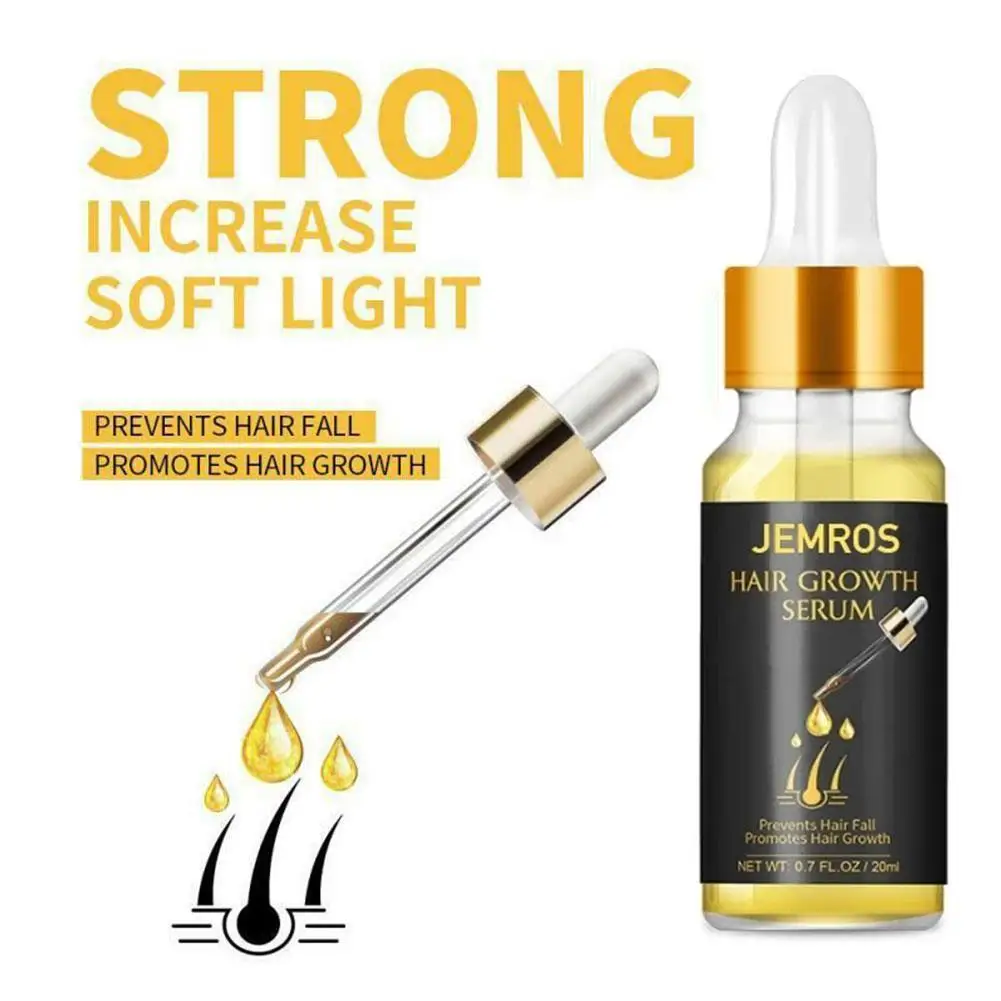 

1pc Vegetable Oil Hair Growth Essence Prevent Hair Hair Strengthen Hair Scalp Loss Repair Heal Nourish Root Product Regener Z2W7