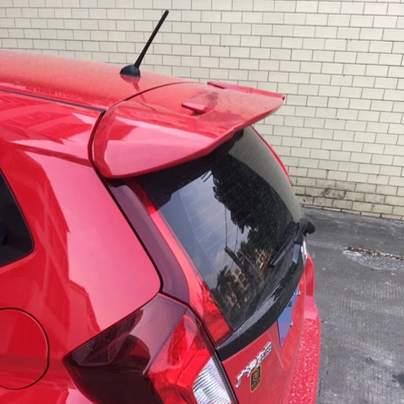 Спойлер для Honda Fit 2014 2019 GK5 RS Стиль ABS Материал заднее крыло автомобиля праймер цвет