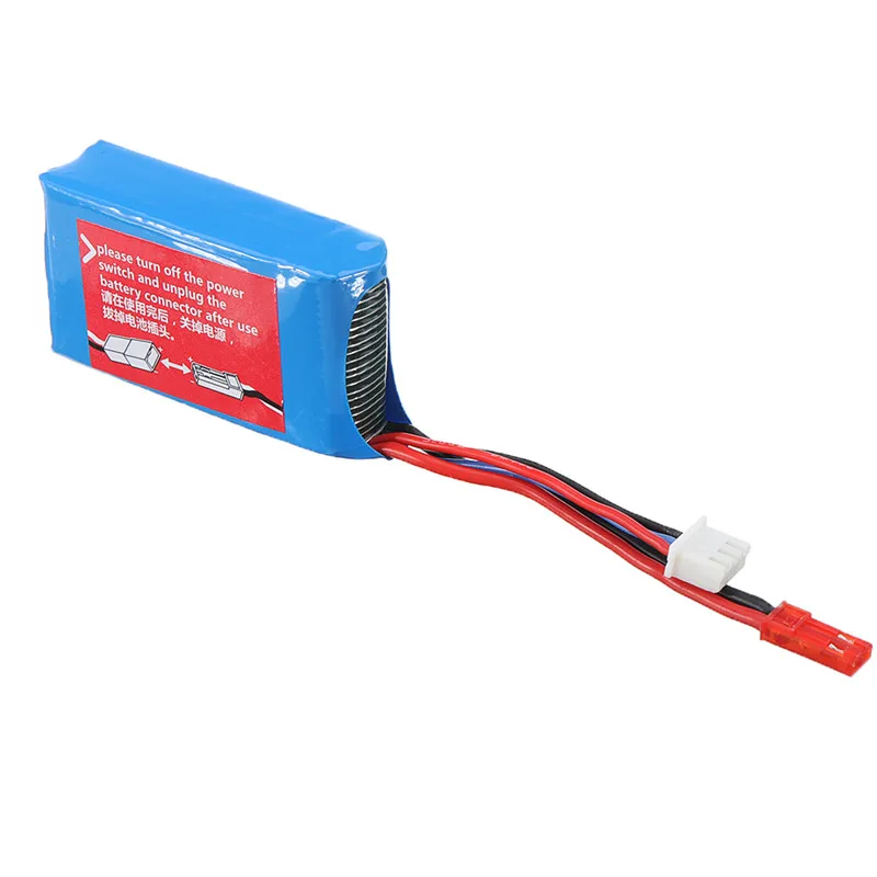 Аккумуляторная батарея Wltoys 7 4 V 1100mAh 20C 2S JST Lipo для A949 A959 A969 A979 1/18 радиоуправляемые