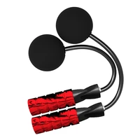 jump rope adjustable cordless skipping rope 2 bearing weighted ball cordless jump rope training sports fitness tools