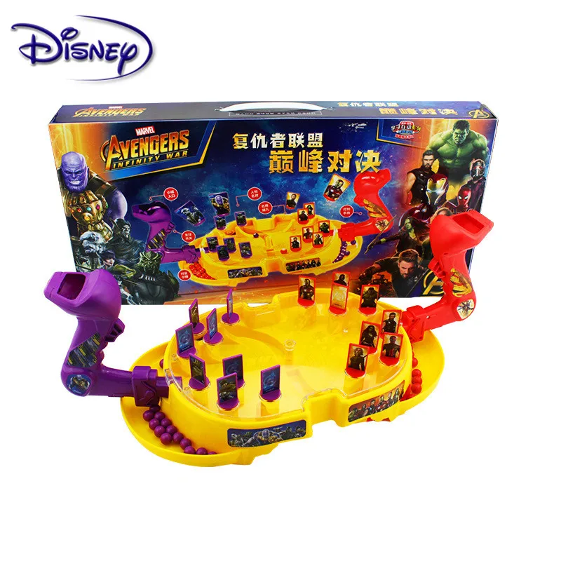 Disney Marvel Мстители игрушки двойная Интерактивная Боевая настольная игра Детская