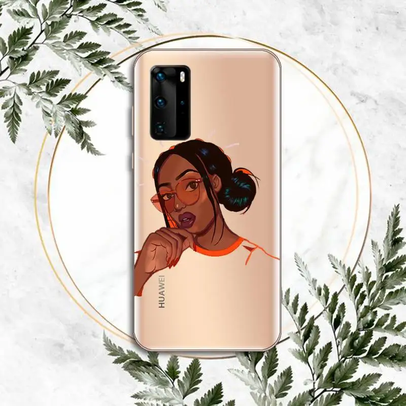 

Japan Anime My Hero Academia Phone Case Transparent for huawei P 40 30 20 lite pro smart 2019 honor 8X 10i 10 cover