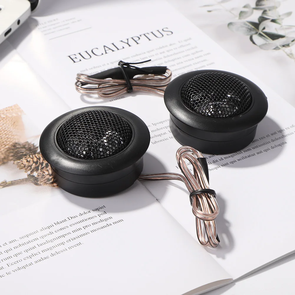 

2Pcs 150 Mini Dome Tweeter Loudspeaker Power Audio Sound Watts Car Silk Tweeter Audio Speaker High Frequency for Car