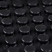 128pcs 12mm5mm black self adhesive soft anti slip bumpers silicone rubber feet pads great silica gel shock absorber