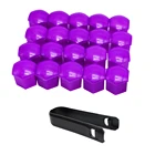 20 шт. 17 мм колесная гайка болты крышка головки колпачок защитный заглушки болтов колпачок s Внешняя отделка защитные болты диски для Opel Ford Toyota