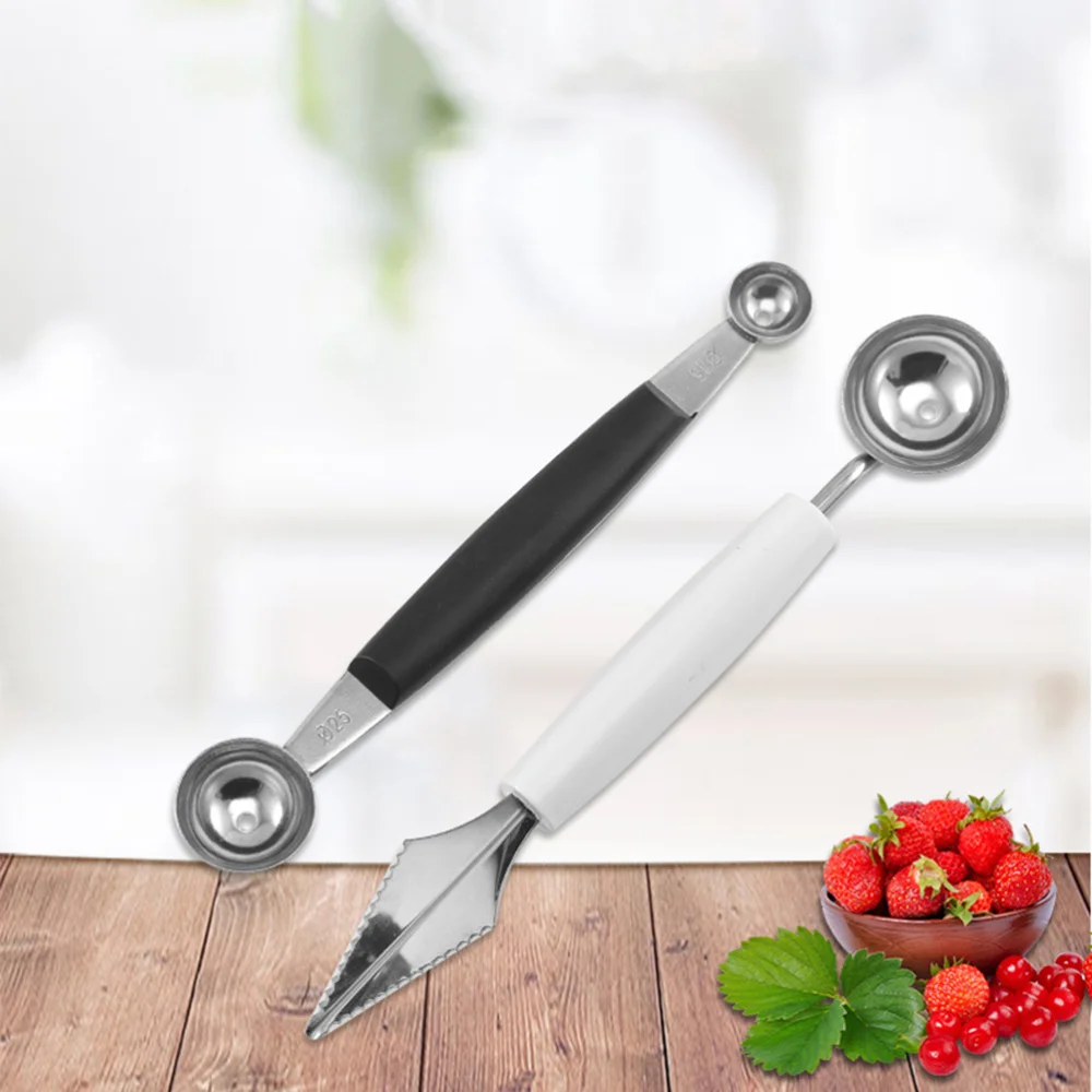 2 шт. фрукты копать Совок Нержавеющая сталь ложка для фруктов