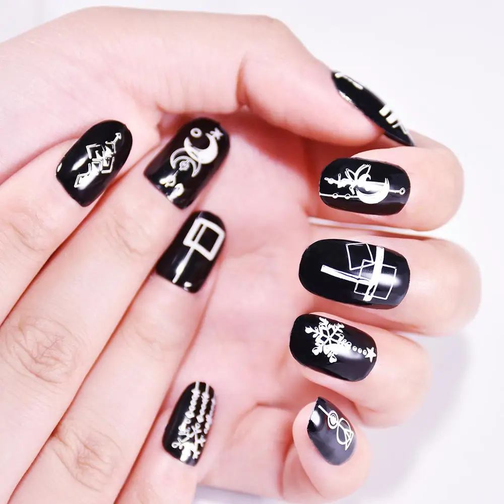 BEAUTYBIGBANG 6*6 см пластины для стемпинга ногтей Геометрическая кисточка линия