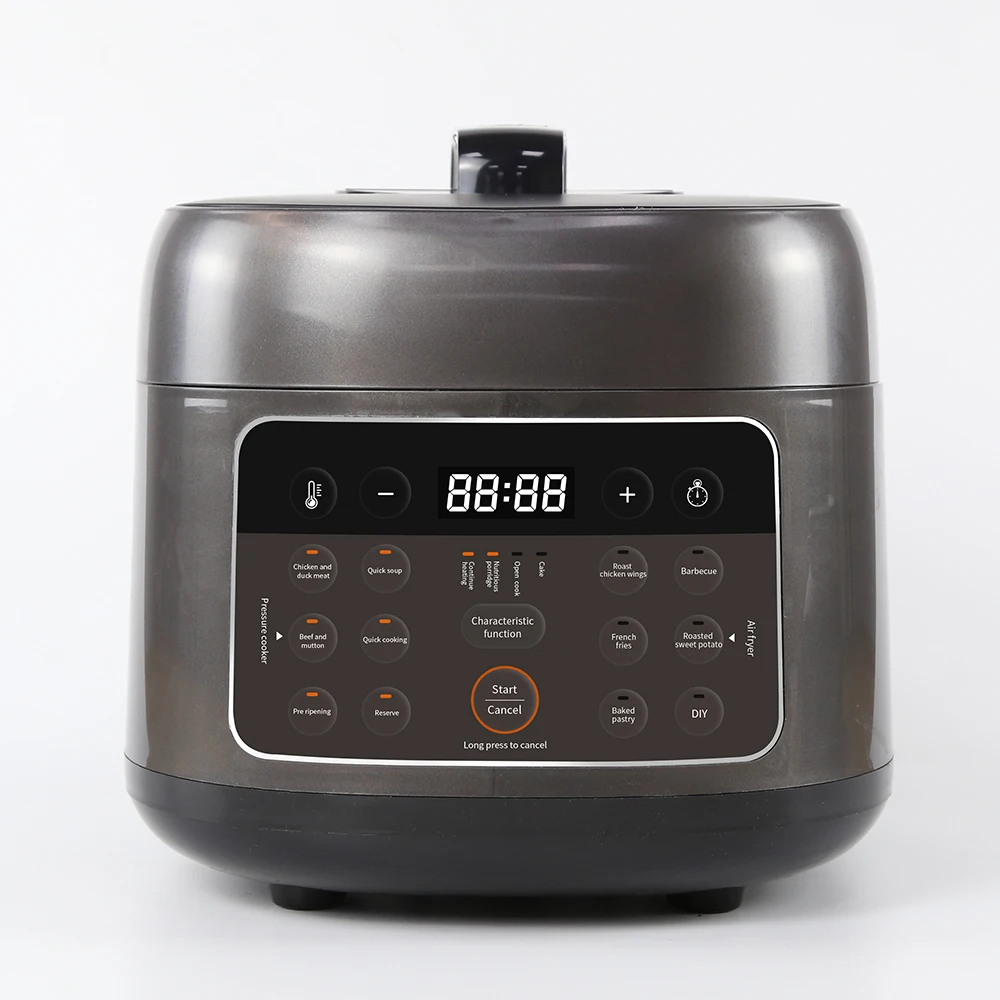 

2-in-1 Electric Pressure cooker Air Fryer Rice Cooker, Steamer, Yogurt Maker