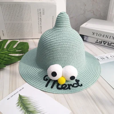 Детское украшение большой глаз оплетенная Кепка для маленьких мальчиков и