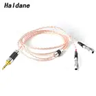 Медные Серебристые смешанные наушники halданные HIFI 8 ядер 7N OCC Сменный кабель для улучшенных наушников кабель для наушников Focus Utopia ELEAR