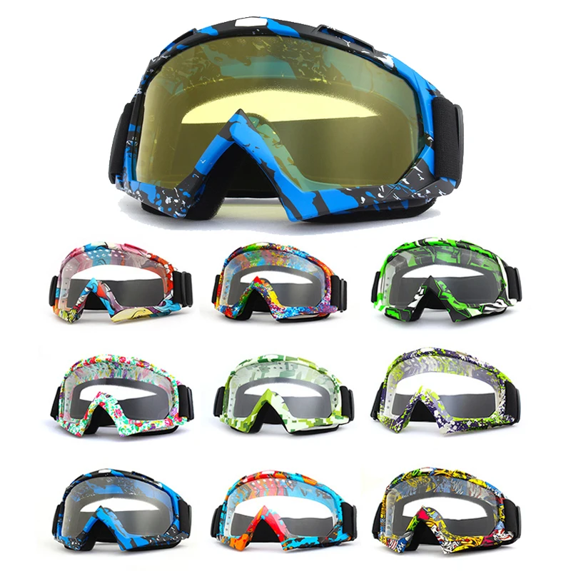 

Motocross Goggles Dust-Proof Protective Sunglasses For Head Cross-Country Mountain Outdoor Motorcycle Riding Glasses