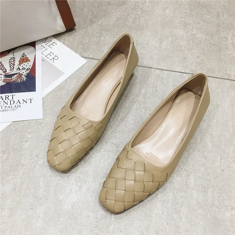 

Retro Woman Shoes Square Toe Modis Casual Female Sneakers Shallow Mouth Flats Autumn 2021 Comfortable Dress Fall On Heels New Ru