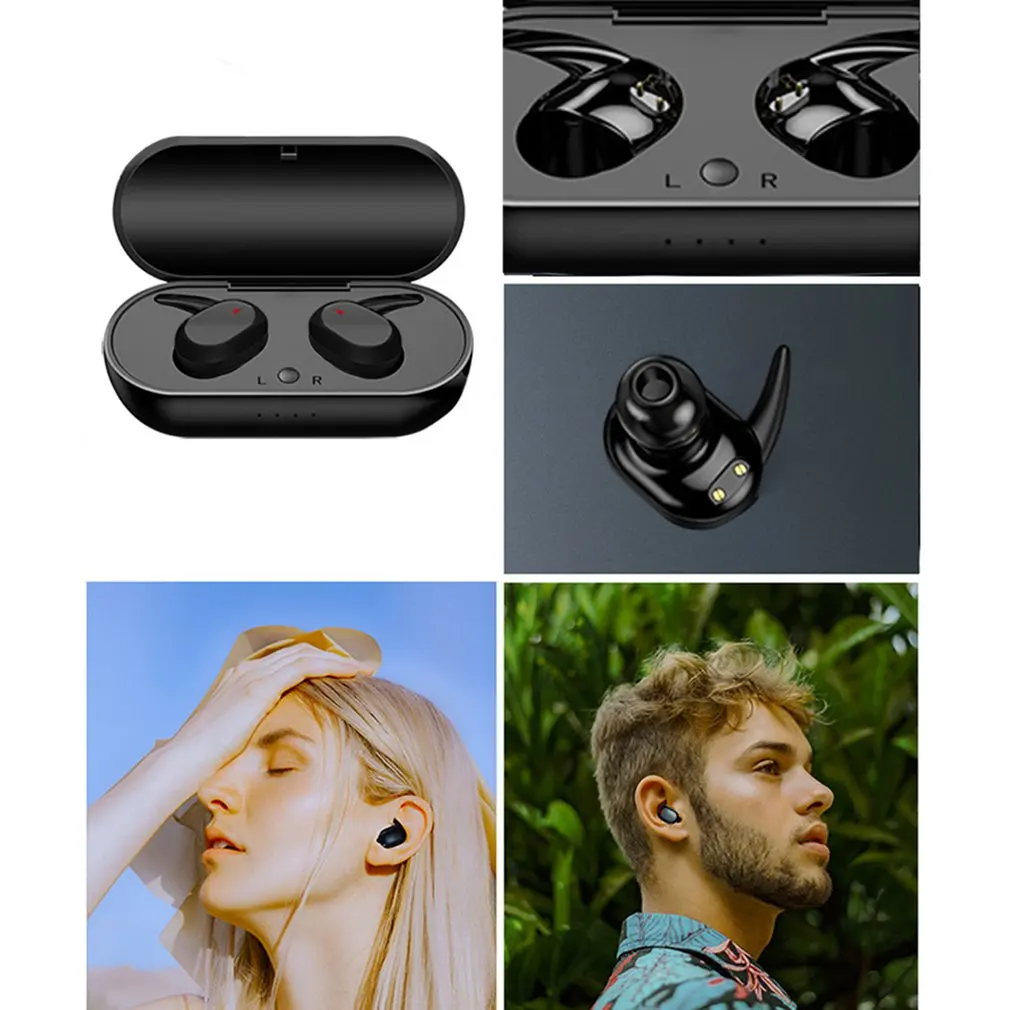 Беспроводные Bluetooth наушники TWS Y30 Спортивная гарнитура 5 0 вкладыши портативная с