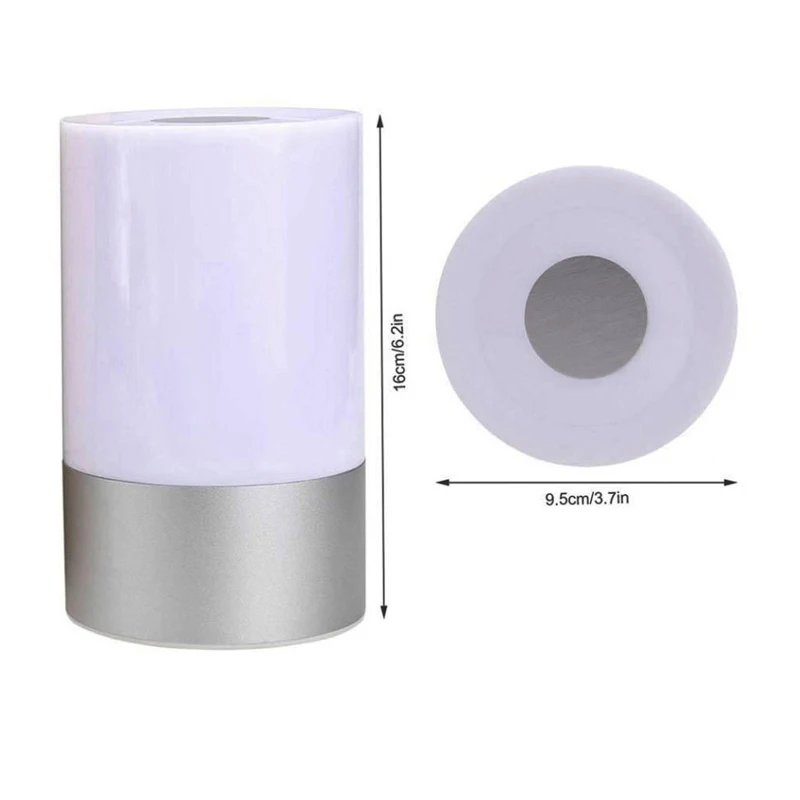 

LED Touch Control Table Lamp Induction Desk Lights Smart Bedside Lamp Dimmable Color Change Rechargeable Smart Lampara De Mesa