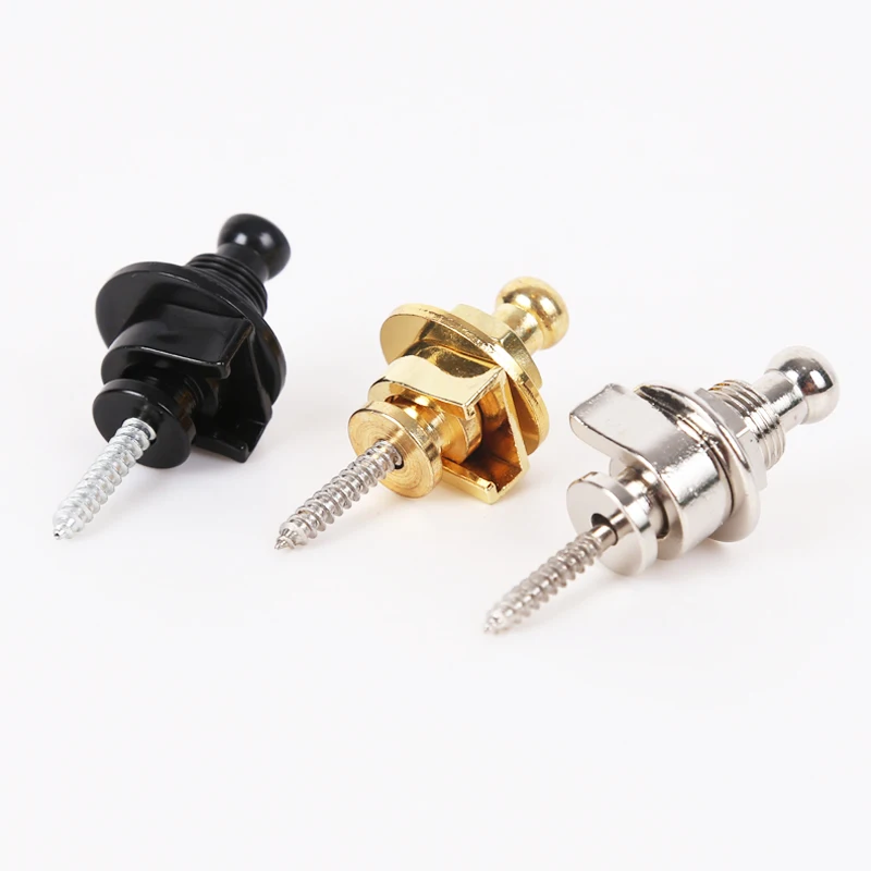 

Strap buckle Guitar strap non slip nails Copper alloy guitar tail nails stable and durable Gold silver and black can be selected