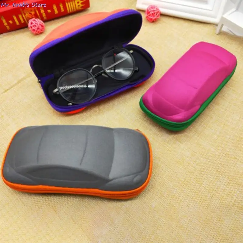 

Children Car Shaped Glasses Case Cute Glasses CasesKid Sunglasses Strage Bag Box