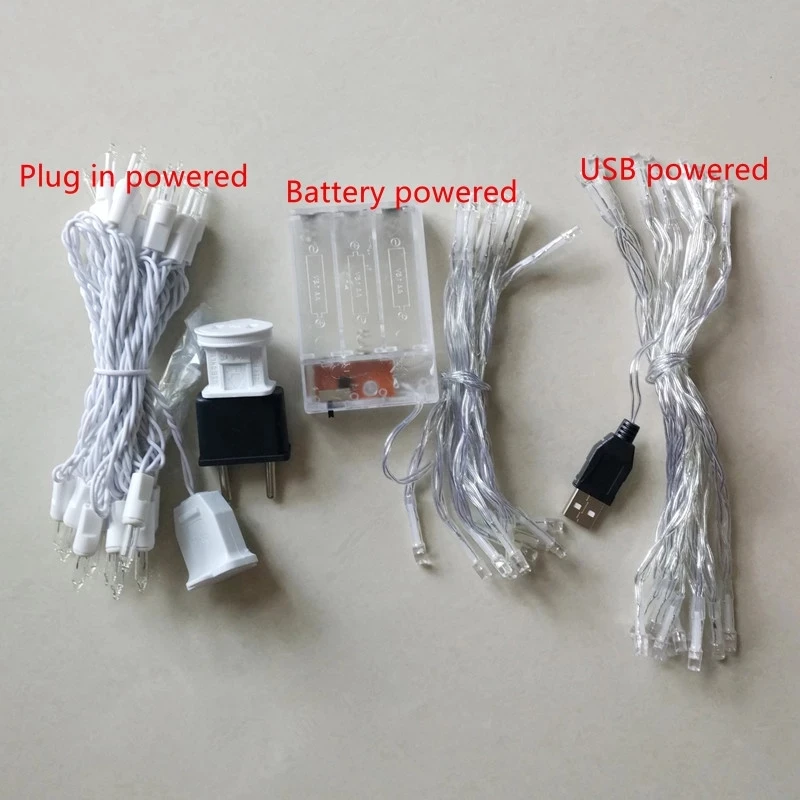 

Brand New Cotton Ball Light String Fairy Party Wedding Home Garden Patio Decor Lamp Navy Orange White