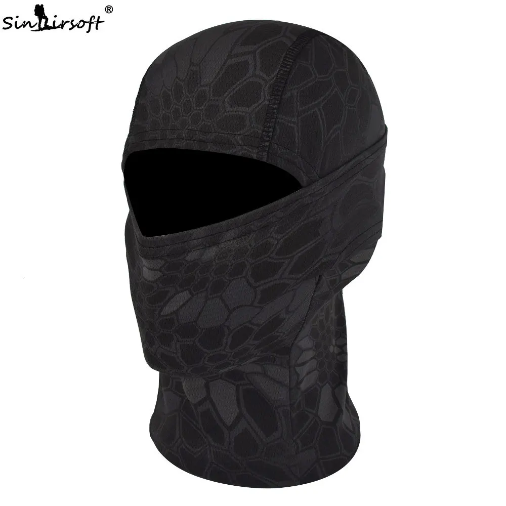 SINAIRSOFT воздухопроницаемая тактическая маска для страйкбола, пейнтбола, маска для всего лица, мотоциклетные охотничьи шапки LY1300