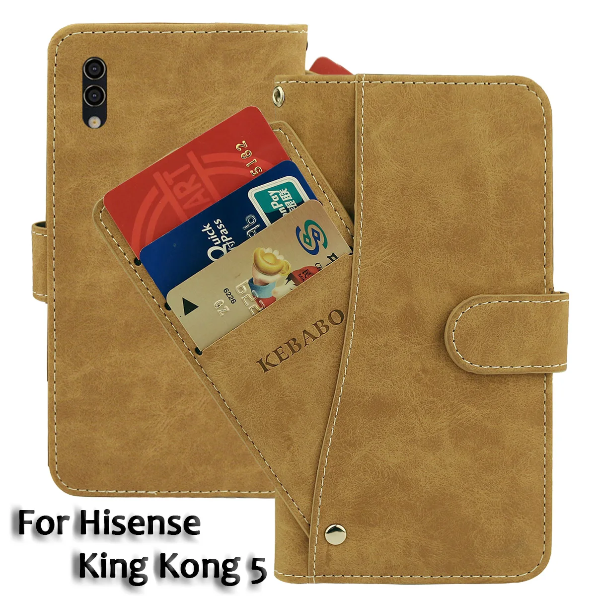 Кожаный чехол-кошелек Hisense King Kong 5 модный роскошный флип-чехол диагональю 6 22 дюйма