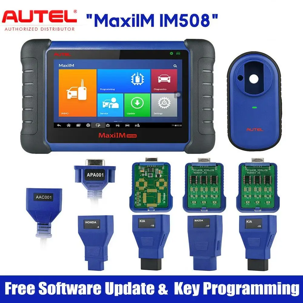 Автомобильный диагностический сканер Autel MaxiIM IM508 для программирования ключей