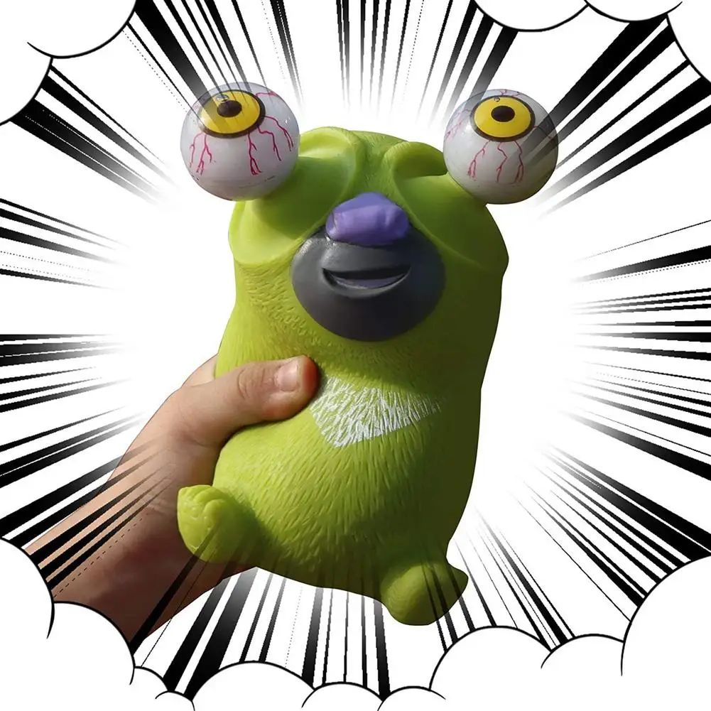 

Eye-catching Doll Pop Out Squishy Animal Antistress Toys Squeeze Soft Abreact Vent Toys Stress Relief Halloween Tricky Gifts