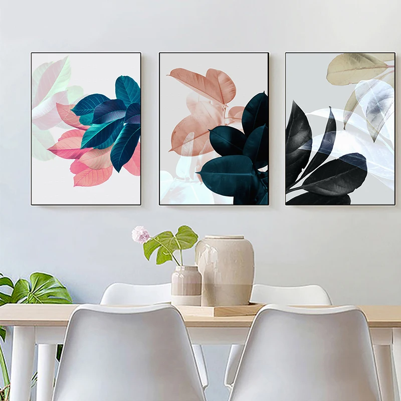 Скандинавский Настенный декор холст картина три комбинация изображений