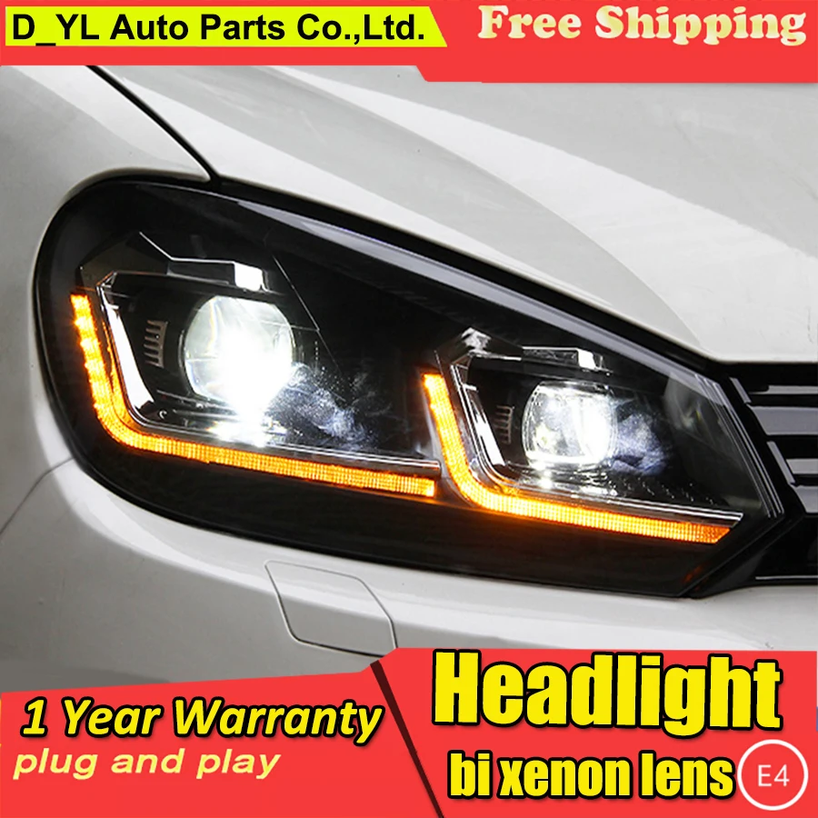 DY_L стайлинга автомобилей для vw Golf 6 2009 2013 светодиодный задний фонарь MK6 Golf6