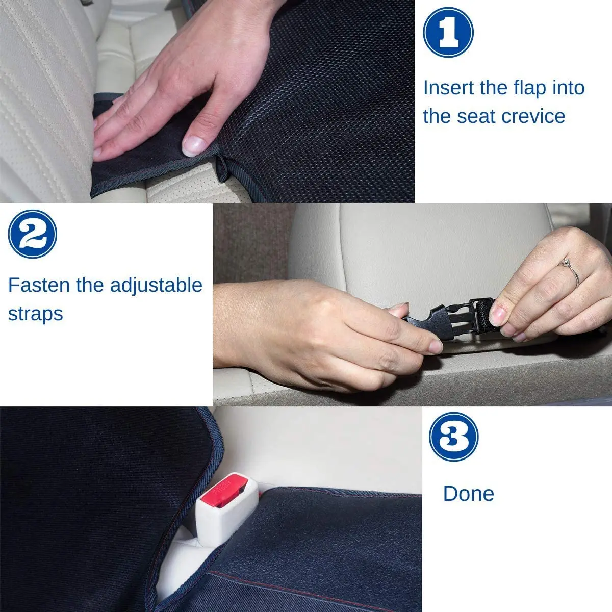 

Car Seat Cover Oxford PU Leather Car Seat Protector Mats Child Baby Pads Seat Protective Mat For Baby Kids Protection Cushion