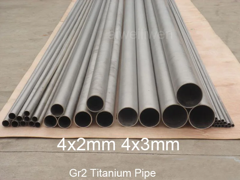 Бесшовная титановая трубка gr2 труба из титанового сплава для нагрева класс 2 4 мм