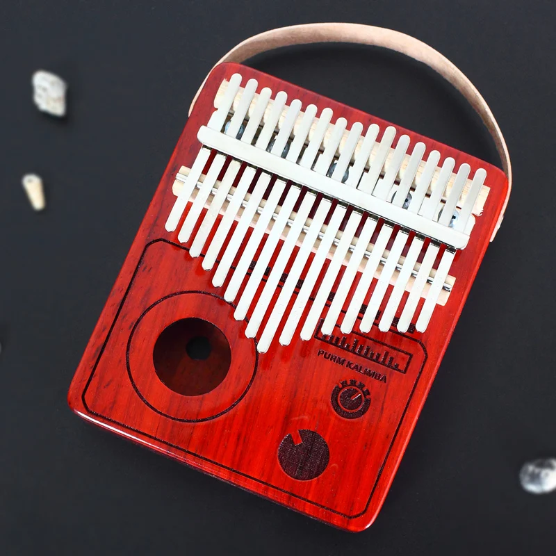 PURM Kalimba 17 клавиш пианино большой палец инструмент с Songbook тюнинговый молот evaprotector
