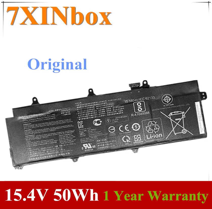 7XINbox 15.4V 3160mAh 50Wh Original C41N1712 Laptop battery For Asus GX501 GX501GI GX501G GX501GM GX501GS Tablet