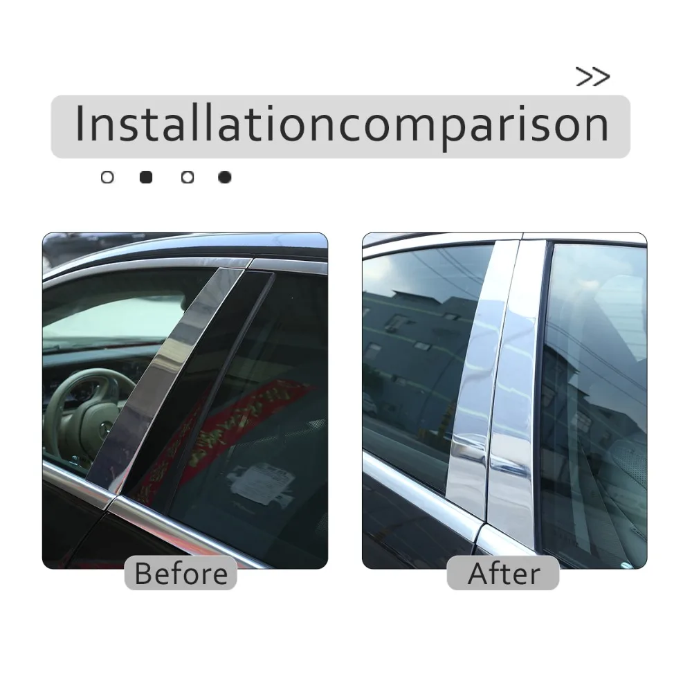 6 шт. для Mercedes Benz W221 S класс S300L S350L S400L S320L S500 S600L 2006-2013 Аксессуары Для Оконной отделки алюминиевый сплав