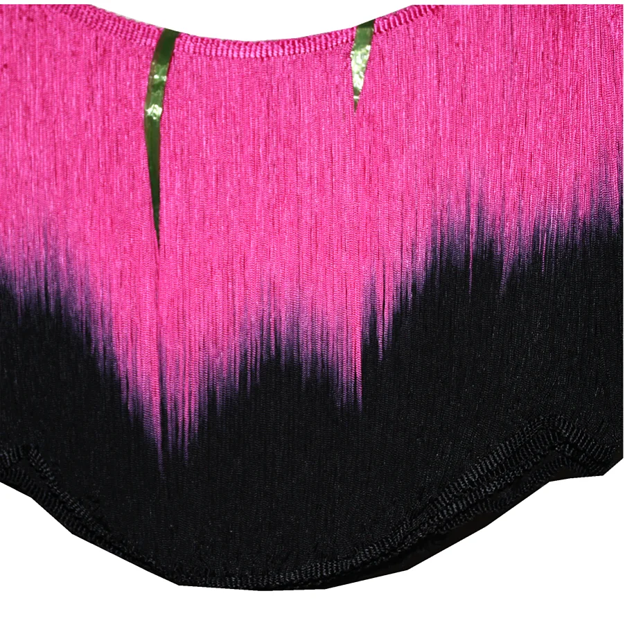 5 ярдов/лот из искусственного шёлка украшенные бахромой и кисточками Тесьмы