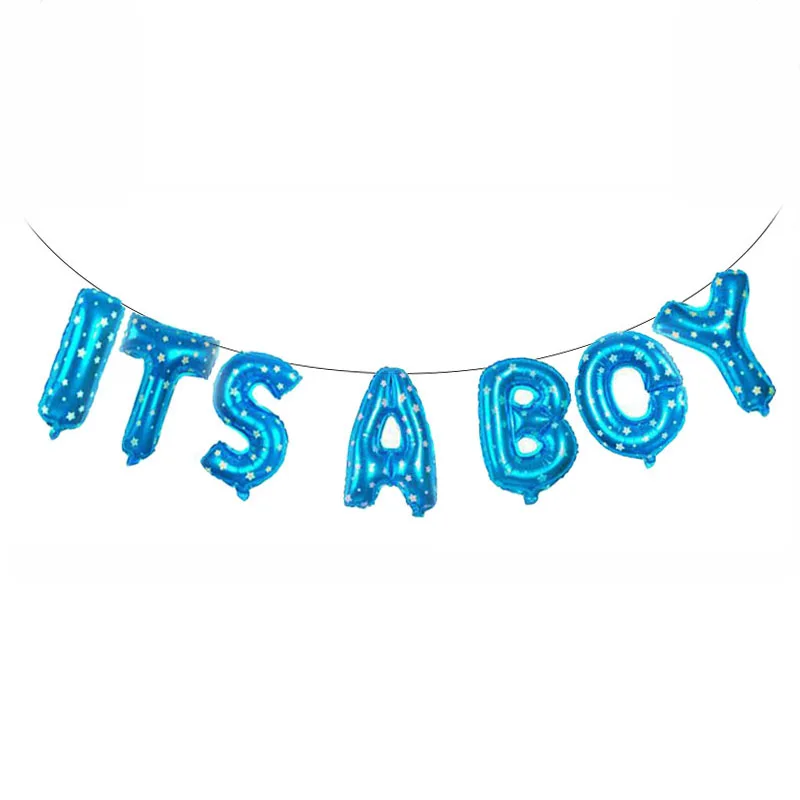 Набор воздушных шаров из фольги для мальчиков и девочек украшения детского душа