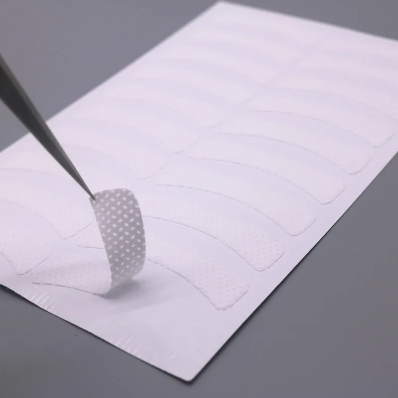 100 шт. белый глаз ресниц ткани колодки наклейки Патчи клейкая лента для макияжа