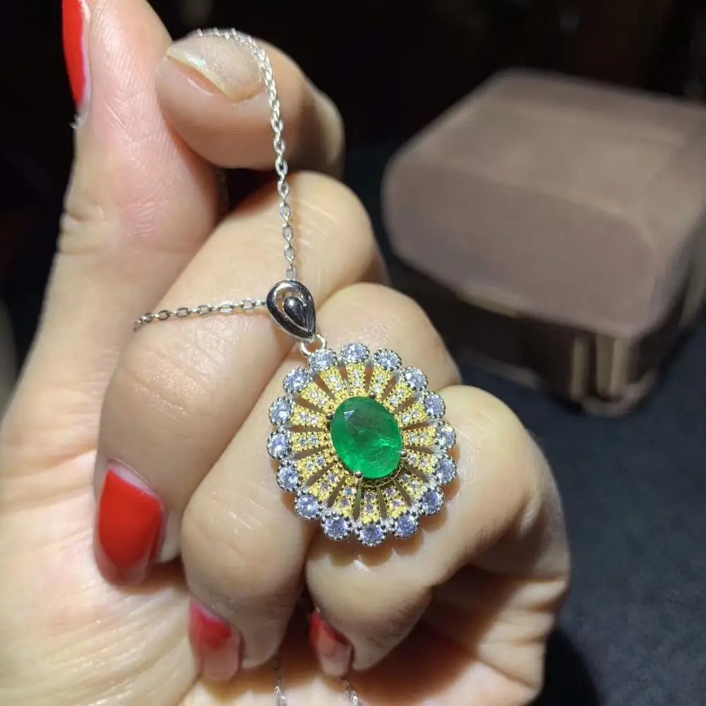 

Ожерелье женское из серебра 925 пробы, 6x8 мм